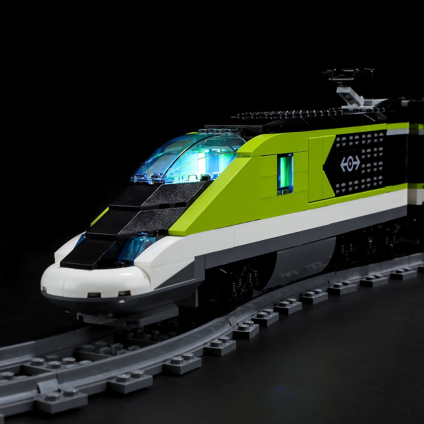 LEGO MOC Lighting upgrade for Lego Cargo Train (60198) by