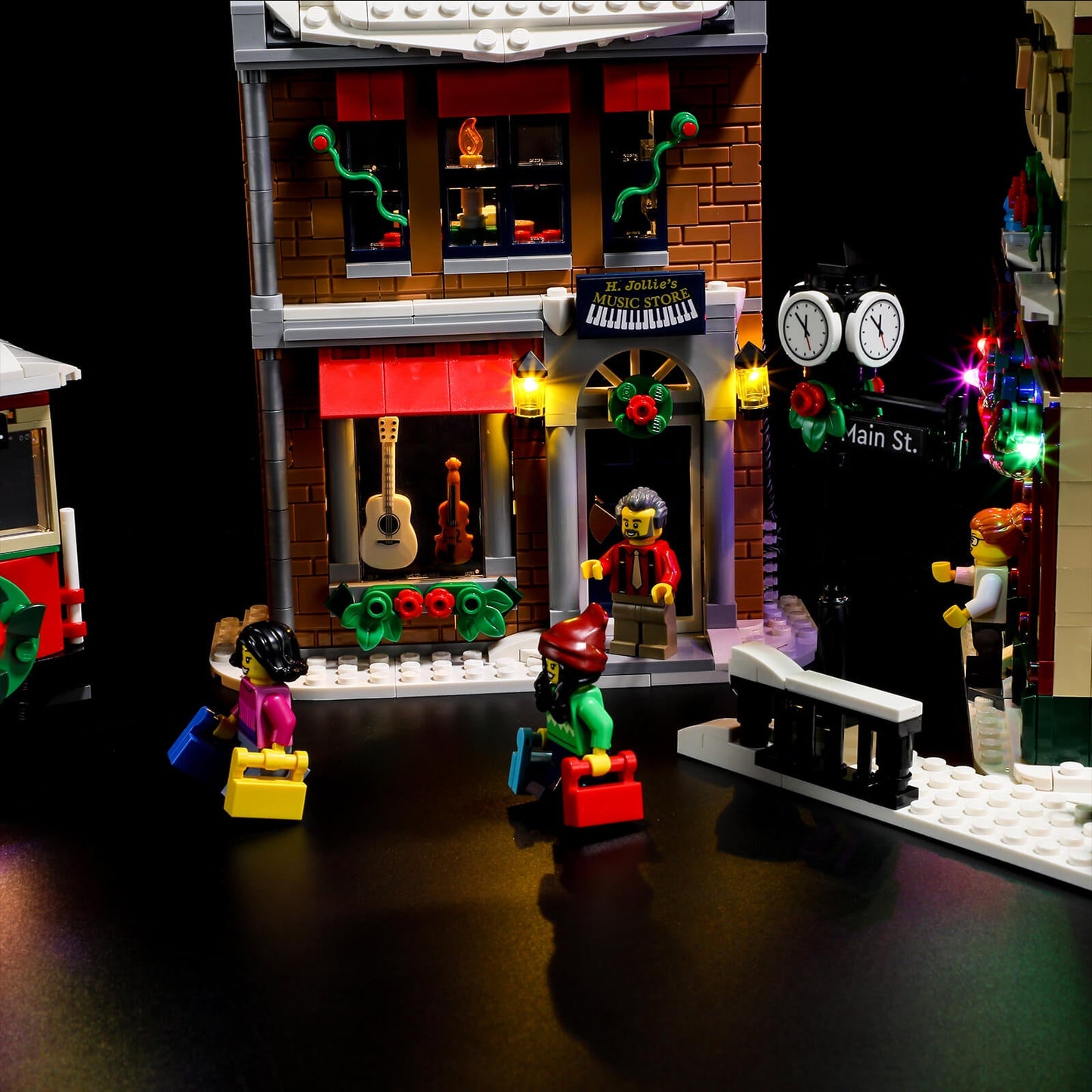 Lego Holiday Main Street music store