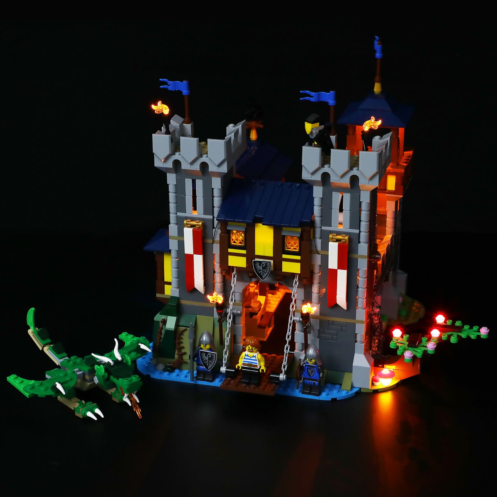 lego creator medieval castle light kit