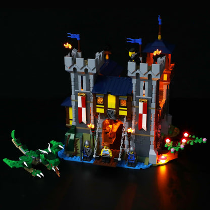 lego creator medieval castle light kit