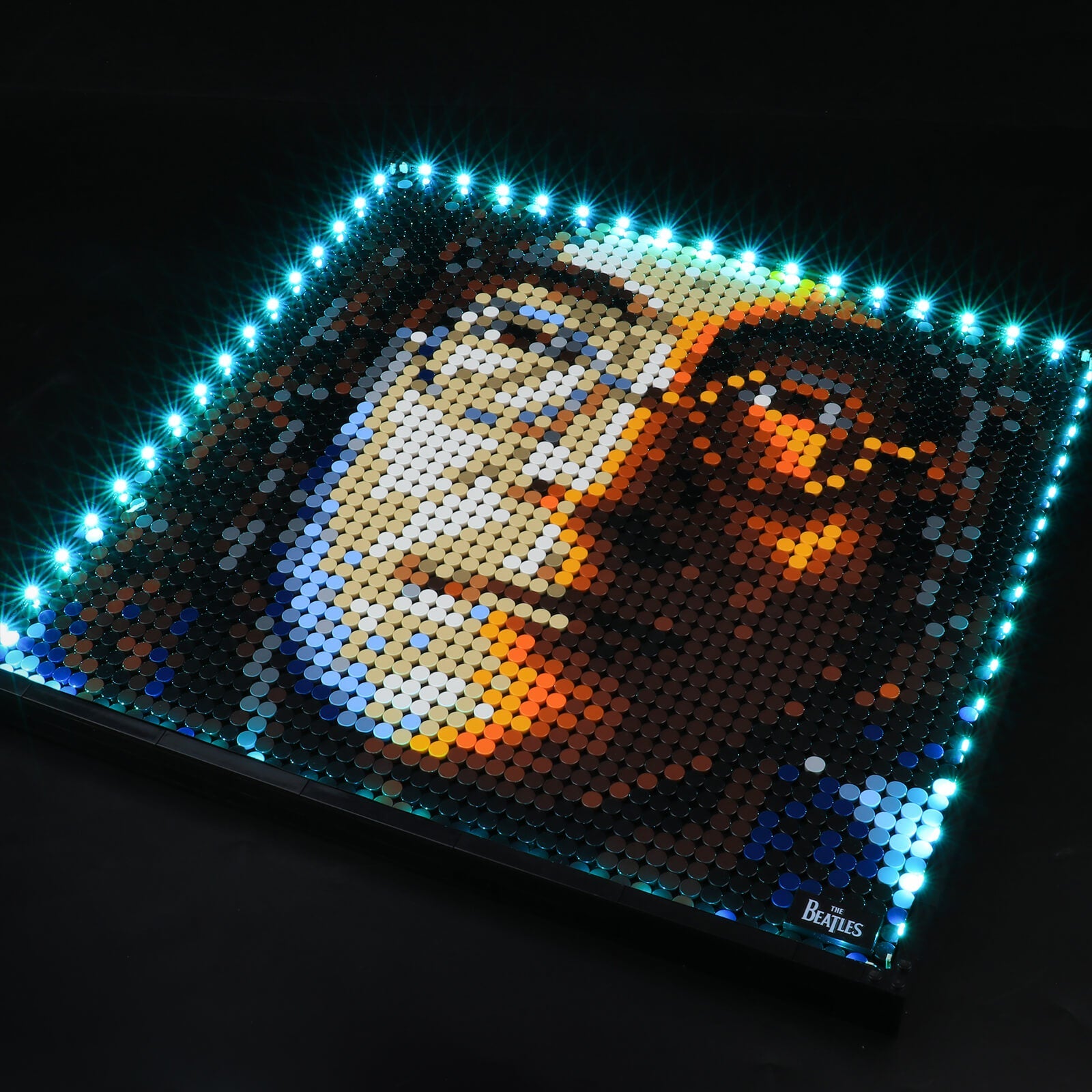 light up lego wall art beatles