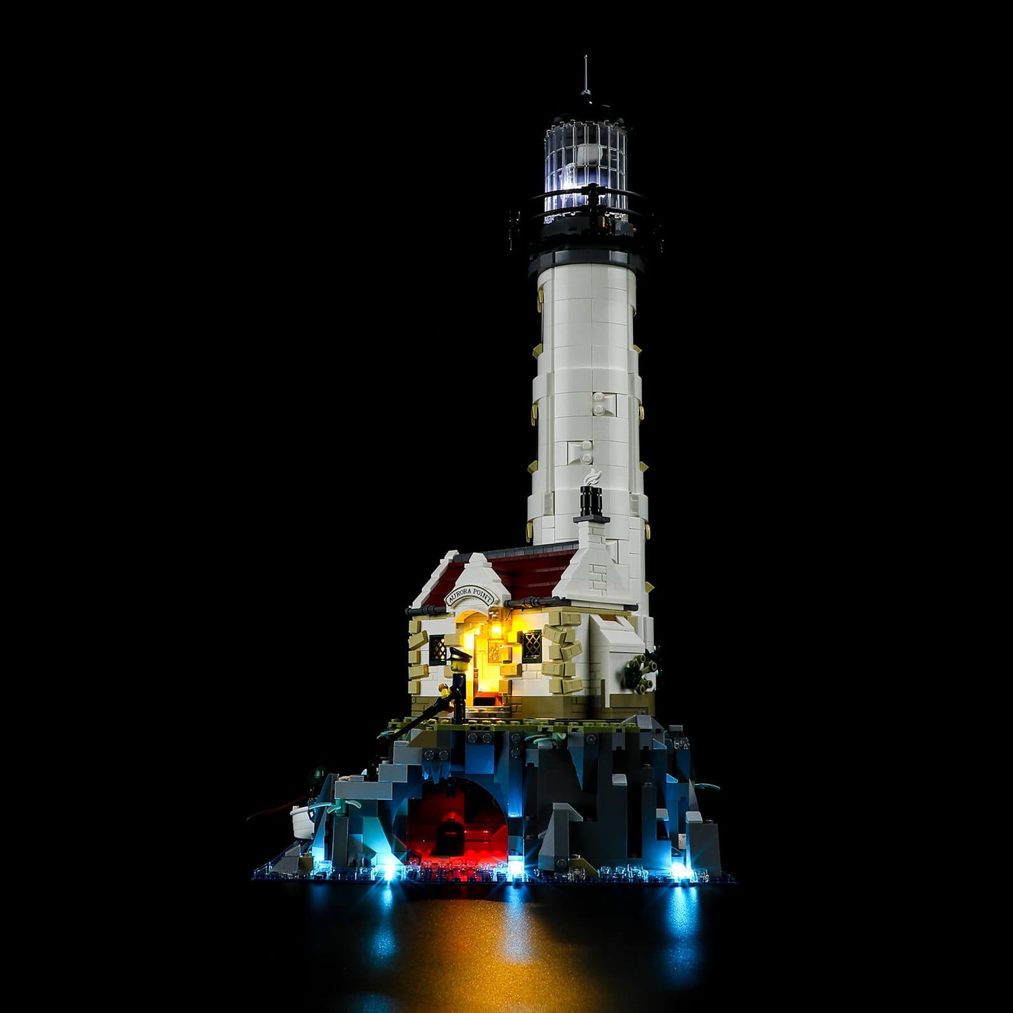 Lego Motorized Lighthouse 21335 light kit review