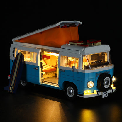 lighting lego volkswagen t2 camper van