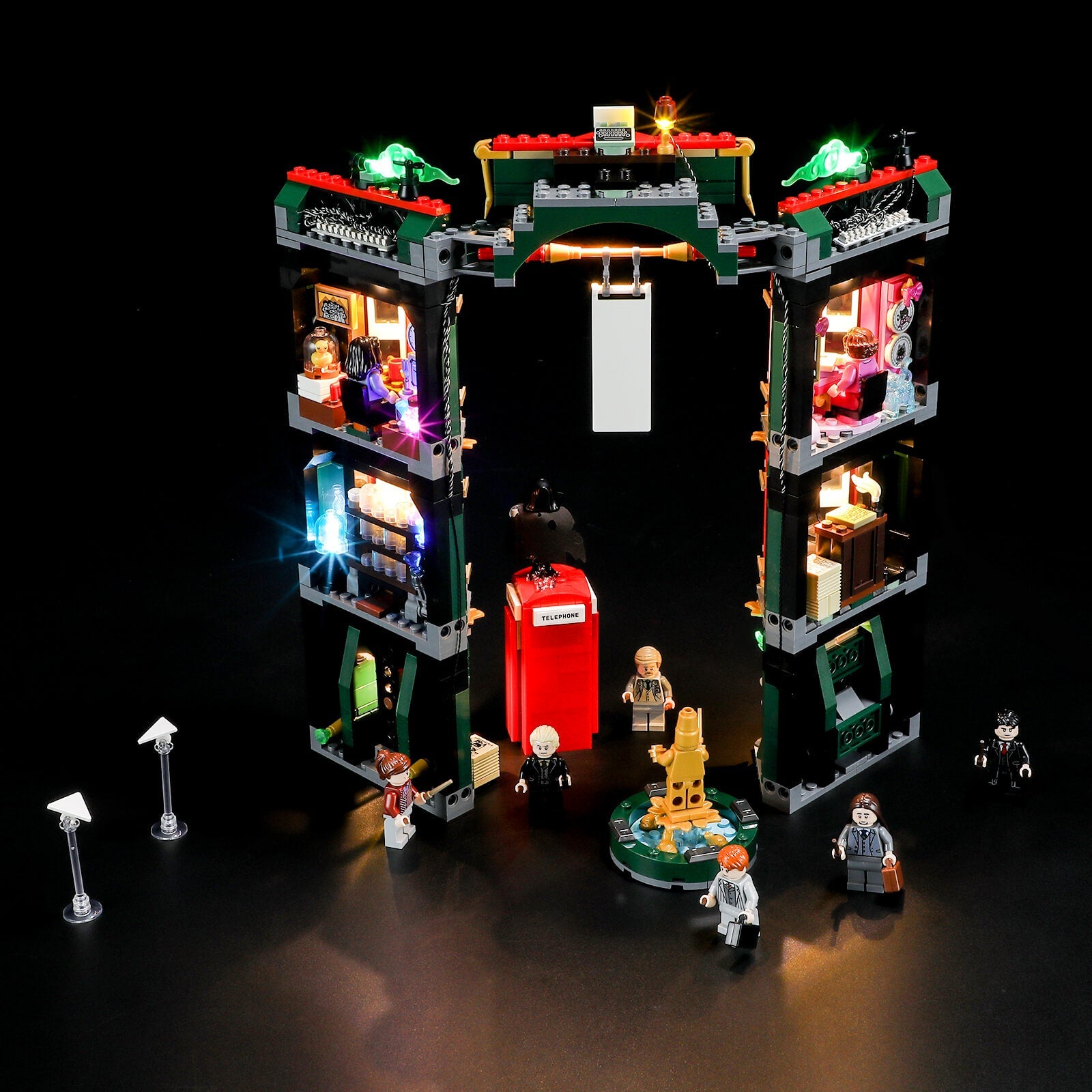 light up Lego Ministry of Magic 76403