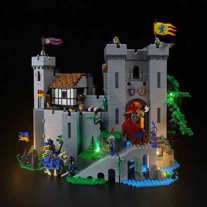 light up Lego Lion Knights' Castle 10305