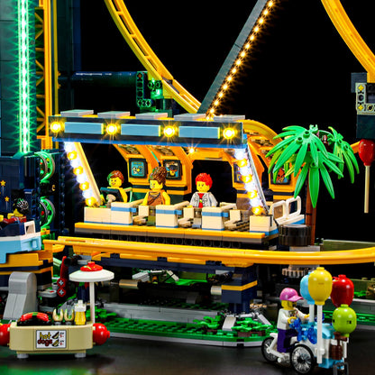 Lego Icons Loop Coaster 10303 station