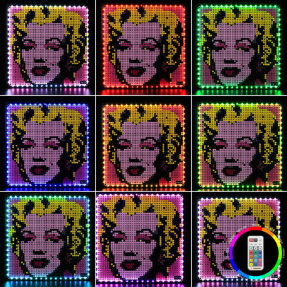 marilyn monroe lego lights