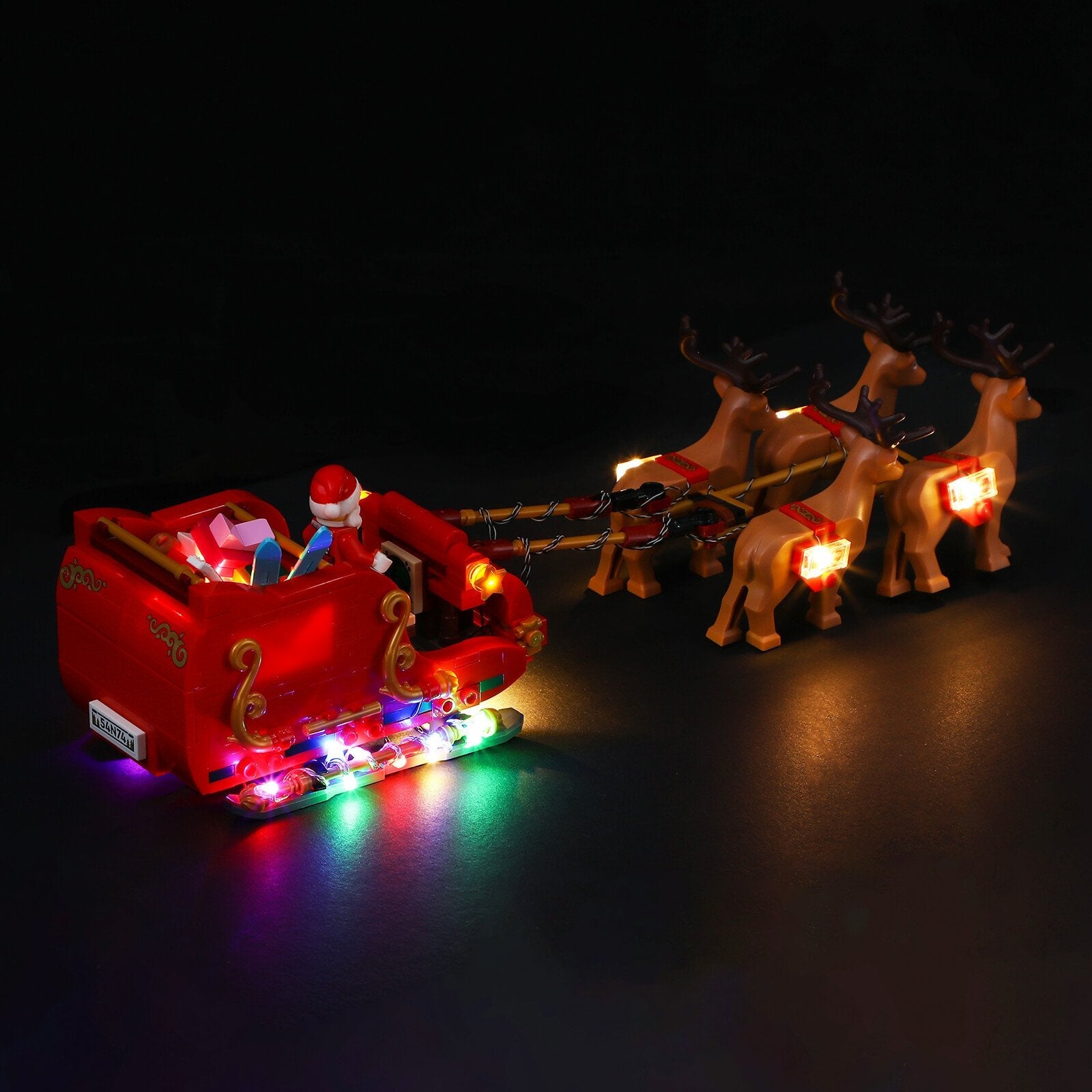 light up lego christmas sleigh