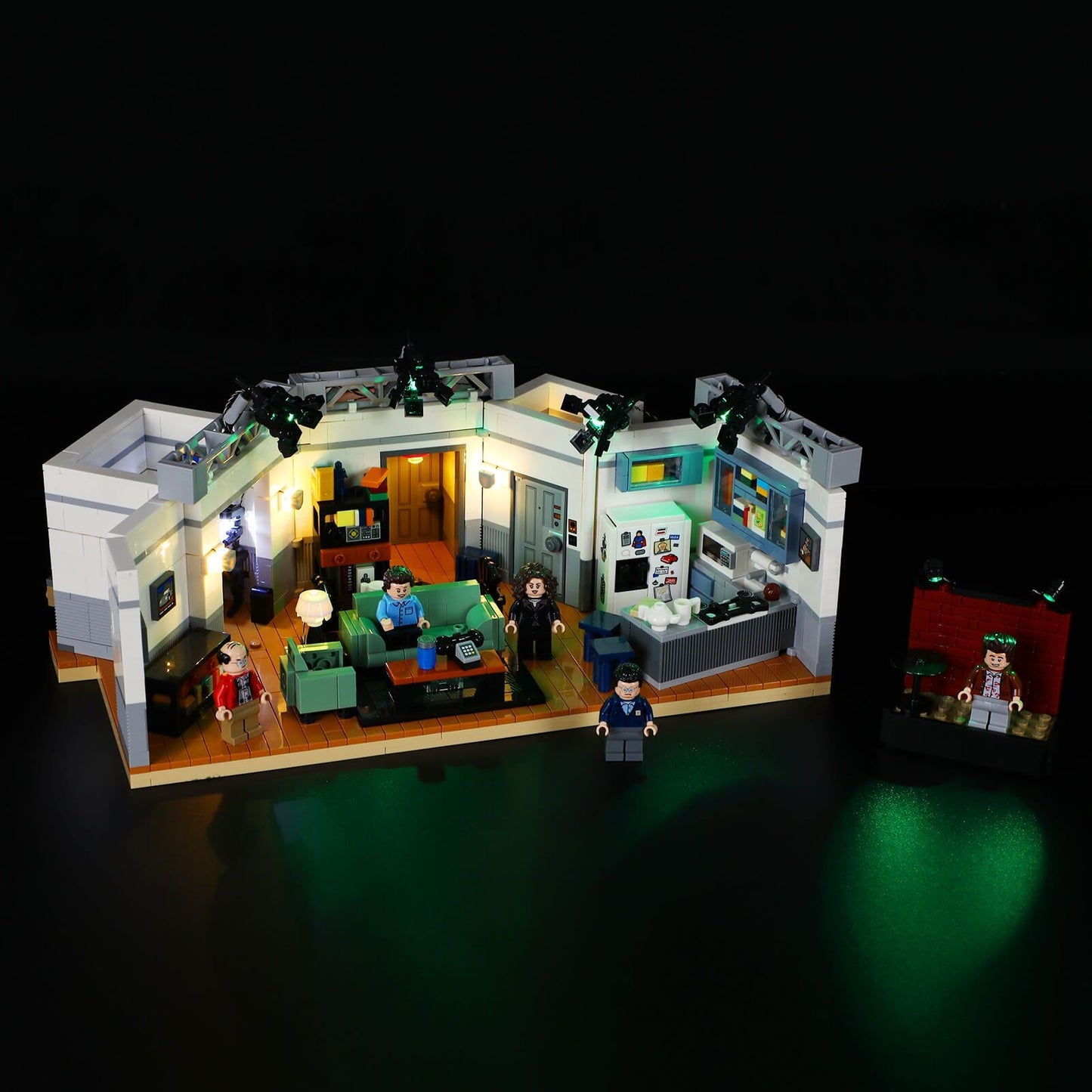 add warm lights to seinfeld lego set 2021